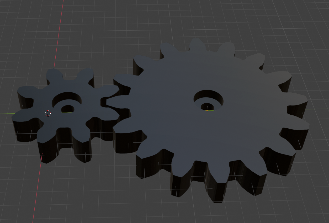 3D Model - 2 Involute Spur Gears (Digital Download)