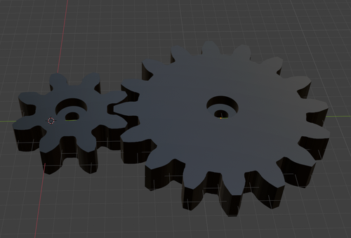 3D Model - 2 Involute Spur Gears (Digital Download)