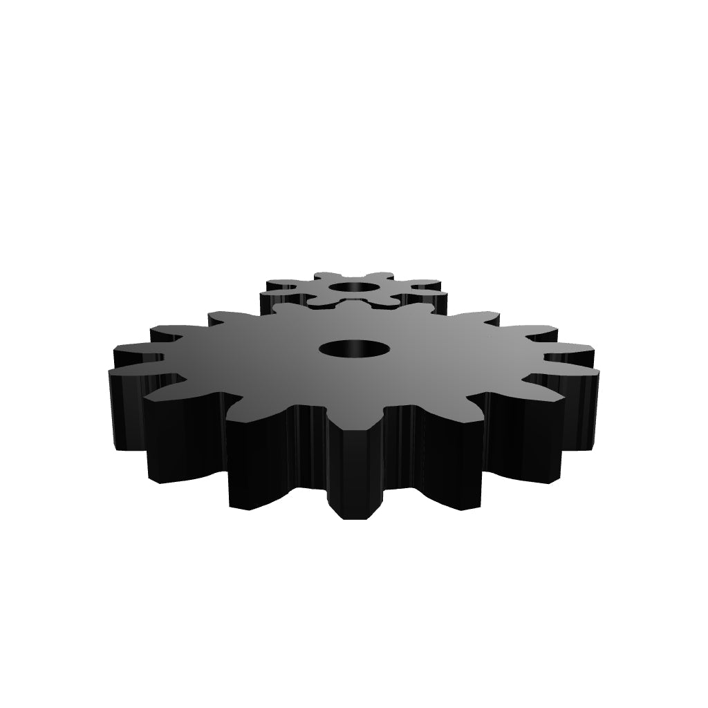 3D Model - 2 Involute Spur Gears (Digital Download)
